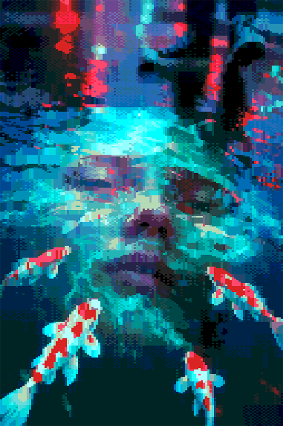 FACE IN THE WATER